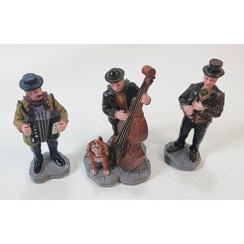 Lemax Village Figurine Accessory Streetside Trio Musicians Set of 3